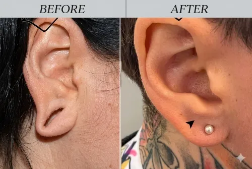 Sagging Earlobes Correction