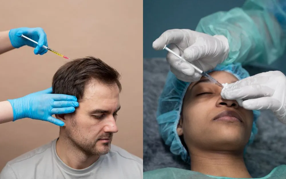 Non-surgical treatments — dermal fillers and anti-wrinkle injections
