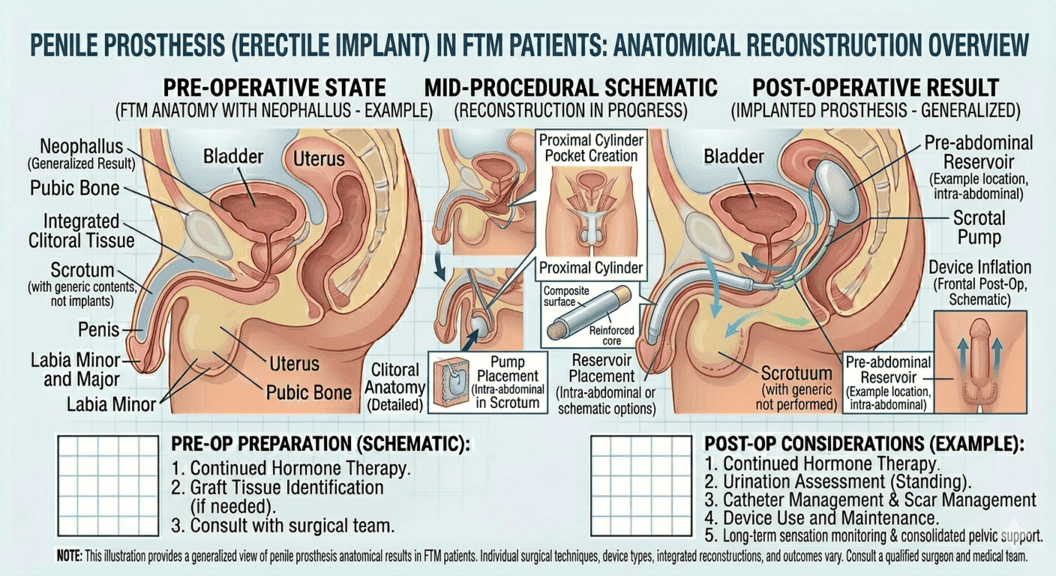Penile Prosthesis (Erectile Implant) for FTM Patients